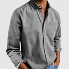 Men's Casual Denim Shirt | Button-Down Long Sleeve Jean Shirt for Men | Everyday Streetwear & Smart Casual