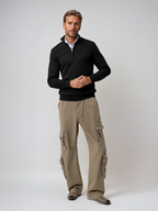 Men’s Half-Zip Jumper – Classic Casual Knit