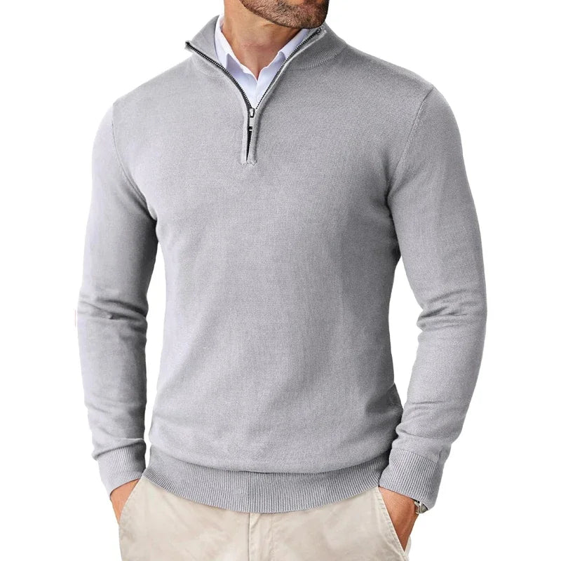 Men’s Half-Zip Jumper – Classic Casual Knit