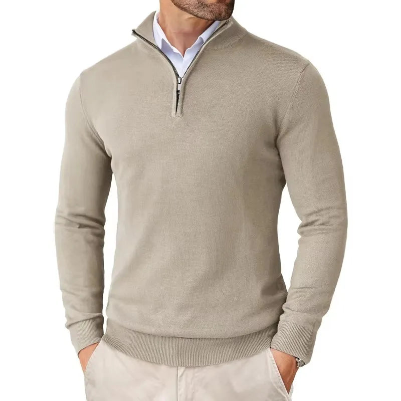 Men’s Half-Zip Jumper – Classic Casual Knit