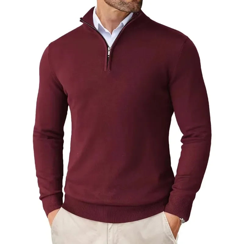 Men’s Half-Zip Jumper – Classic Casual Knit