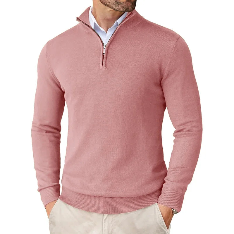 Men’s Half-Zip Jumper – Classic Casual Knit