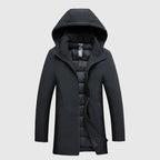 Men’s Hooded Winter Parka – Insulated Padded Coat