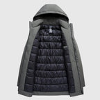 Men’s Hooded Winter Parka – Insulated Padded Coat