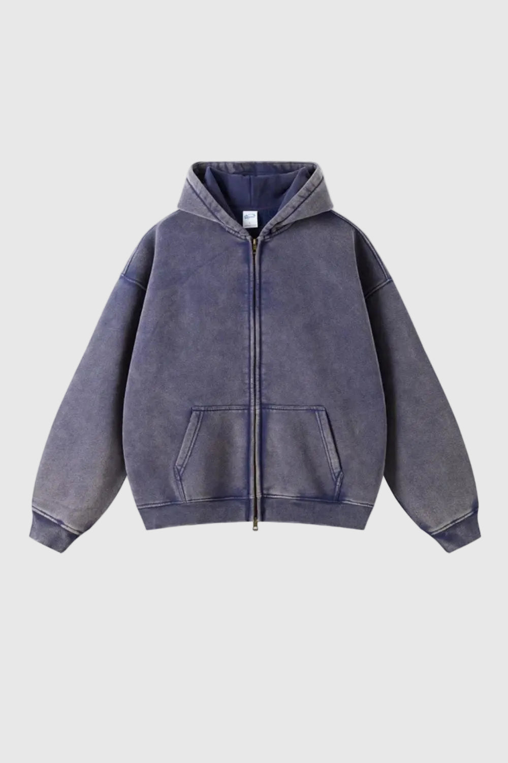 Men's Zip Up Hoodie | Heavyweight Full Zip Hoodie for Men | Casual Streetwear Sweatshirt