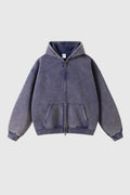 Men's Zip Up Hoodie | Heavyweight Full Zip Hoodie for Men | Casual Streetwear Sweatshirt