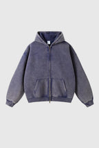 Men's Zip Up Hoodie | Heavyweight Full Zip Hoodie for Men | Casual Streetwear Sweatshirt