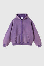 Men's Zip Up Hoodie | Heavyweight Full Zip Hoodie for Men | Casual Streetwear Sweatshirt