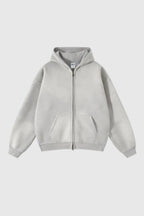 Men's Zip Up Hoodie | Heavyweight Full Zip Hoodie for Men | Casual Streetwear Sweatshirt