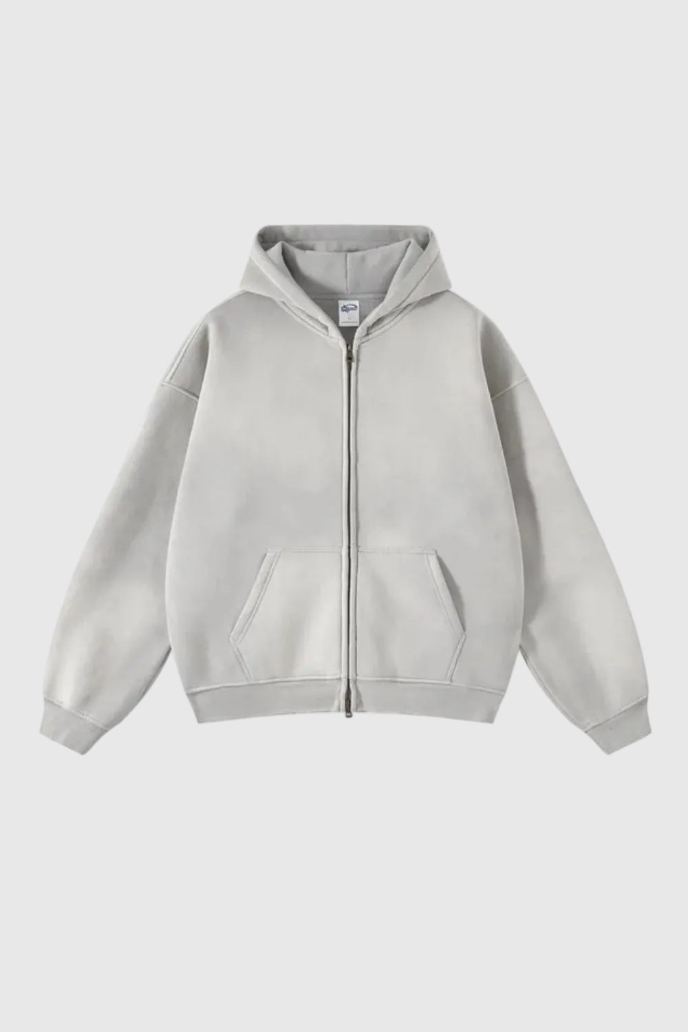 Men's Zip Up Hoodie | Heavyweight Full Zip Hoodie for Men | Casual Streetwear Sweatshirt