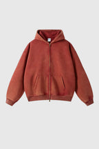 Men's Zip Up Hoodie | Heavyweight Full Zip Hoodie for Men | Casual Streetwear Sweatshirt