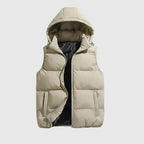 Men’s Lightweight Padded Gilet – Hooded Bodywarmer