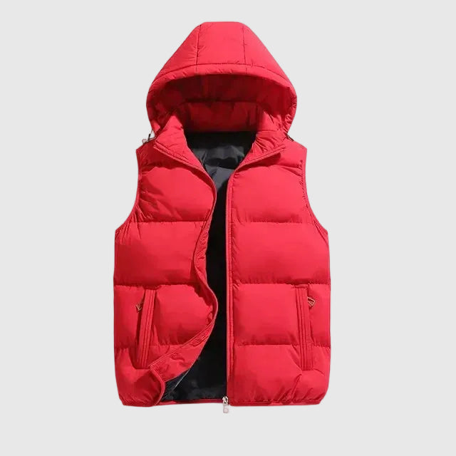 Men’s Lightweight Padded Gilet – Hooded Bodywarmer