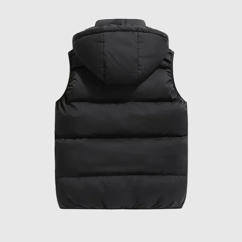 Men’s Lightweight Padded Gilet – Hooded Bodywarmer