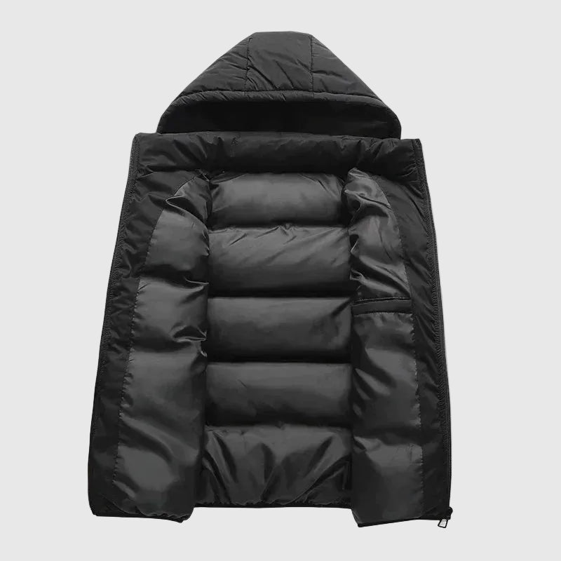 Men’s Lightweight Padded Gilet – Hooded Bodywarmer