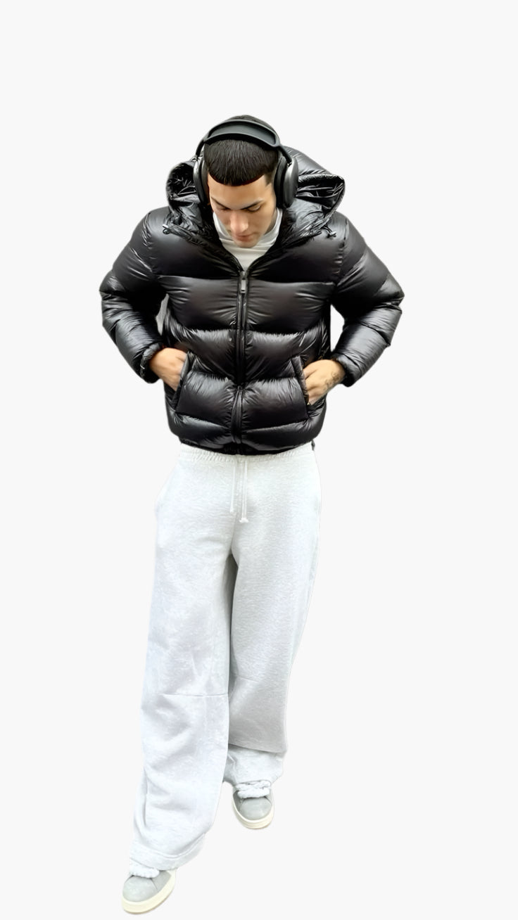Men's Quilted Urban Puffer Jacket | Warm Padded Winter Coat for Men | Streetwear Outerwear