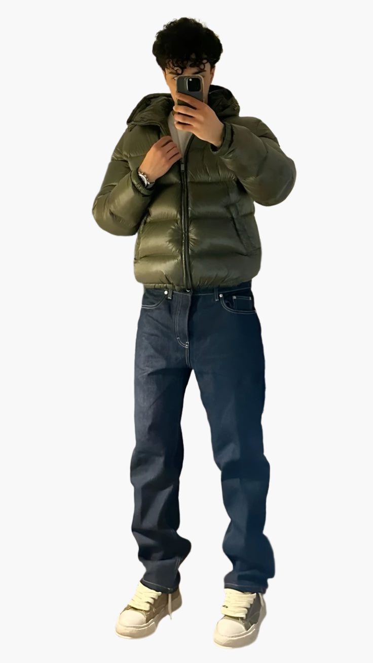 Men's Quilted Urban Puffer Jacket | Warm Padded Winter Coat for Men | Streetwear Outerwear
