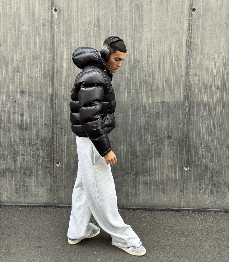 Men's Quilted Urban Puffer Jacket | Warm Padded Winter Coat for Men | Streetwear Outerwear