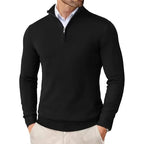 Men’s Slim Fit Quarter Zip Jumper – Warm Knit Sweater