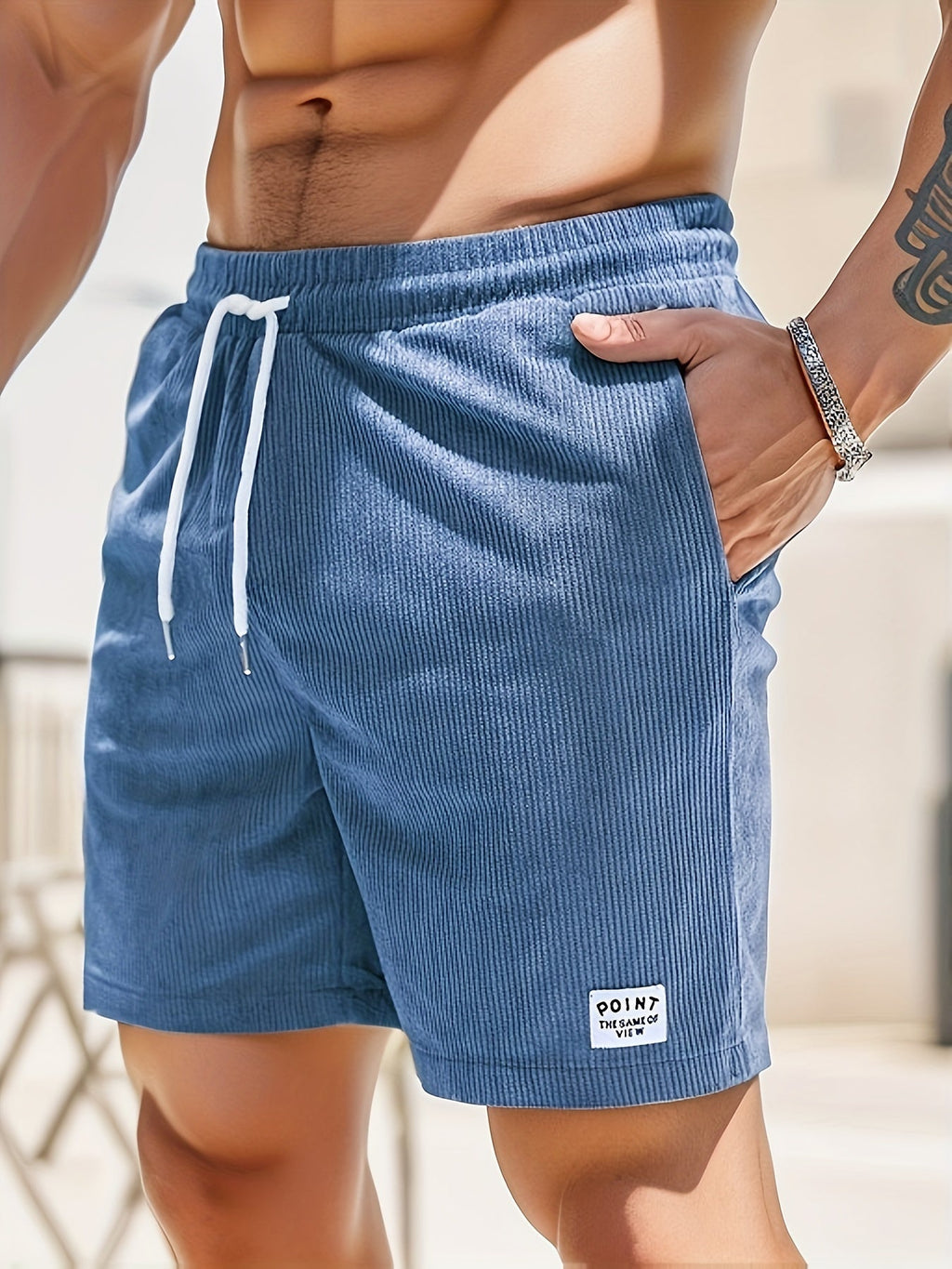 Men's Striped Swim Shorts | Quick-Dry Summer Swimming Trunks for Beach & Holiday