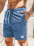 Men's Striped Swim Shorts | Quick-Dry Summer Swimming Trunks for Beach & Holiday