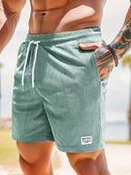 Men's Striped Swim Shorts | Quick-Dry Summer Swimming Trunks for Beach & Holiday