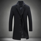 Men's Wool Overcoat | Classic Tailored Winter Coat for Men | Smart Luxury Outerwear