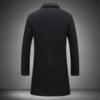 Men's Wool Overcoat | Classic Tailored Winter Coat for Men | Smart Luxury Outerwear