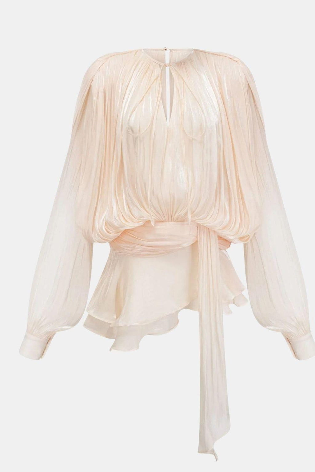 Miora Women's Pleated Mini Dress | Bishop Sleeve Party Dress | Going Out & Occasion Wear