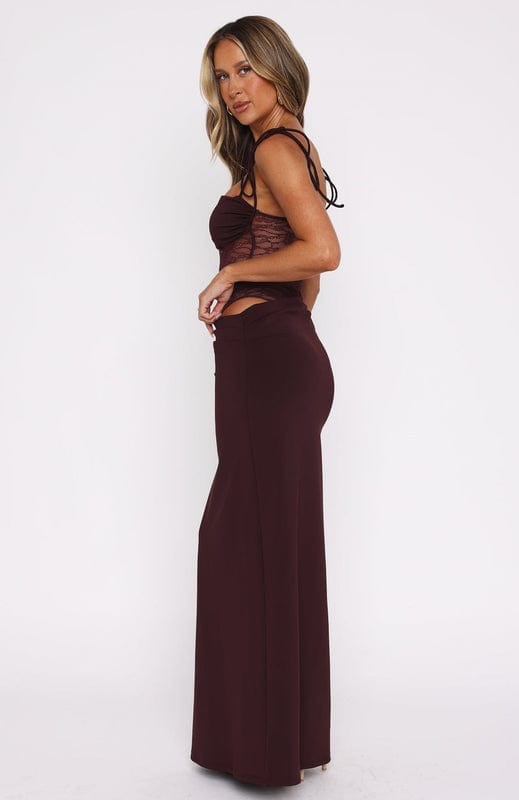 Mirella Women's Lace Panel Bodycon Maxi Dress | Corset Going Out Occasion Dress | Evening & Casual