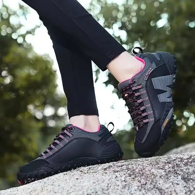 TrailFloat – Waterproof Leather Hiking Shoes for Men and Women, Durable & Comfortable Outdoor Footwear