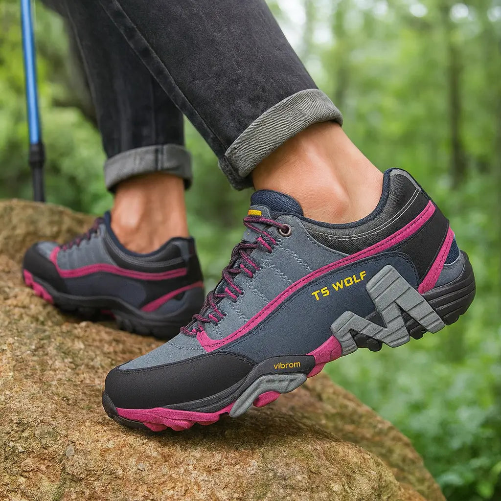 TrailFloat – Waterproof Leather Hiking Shoes for Men and Women, Durable & Comfortable Outdoor Footwear