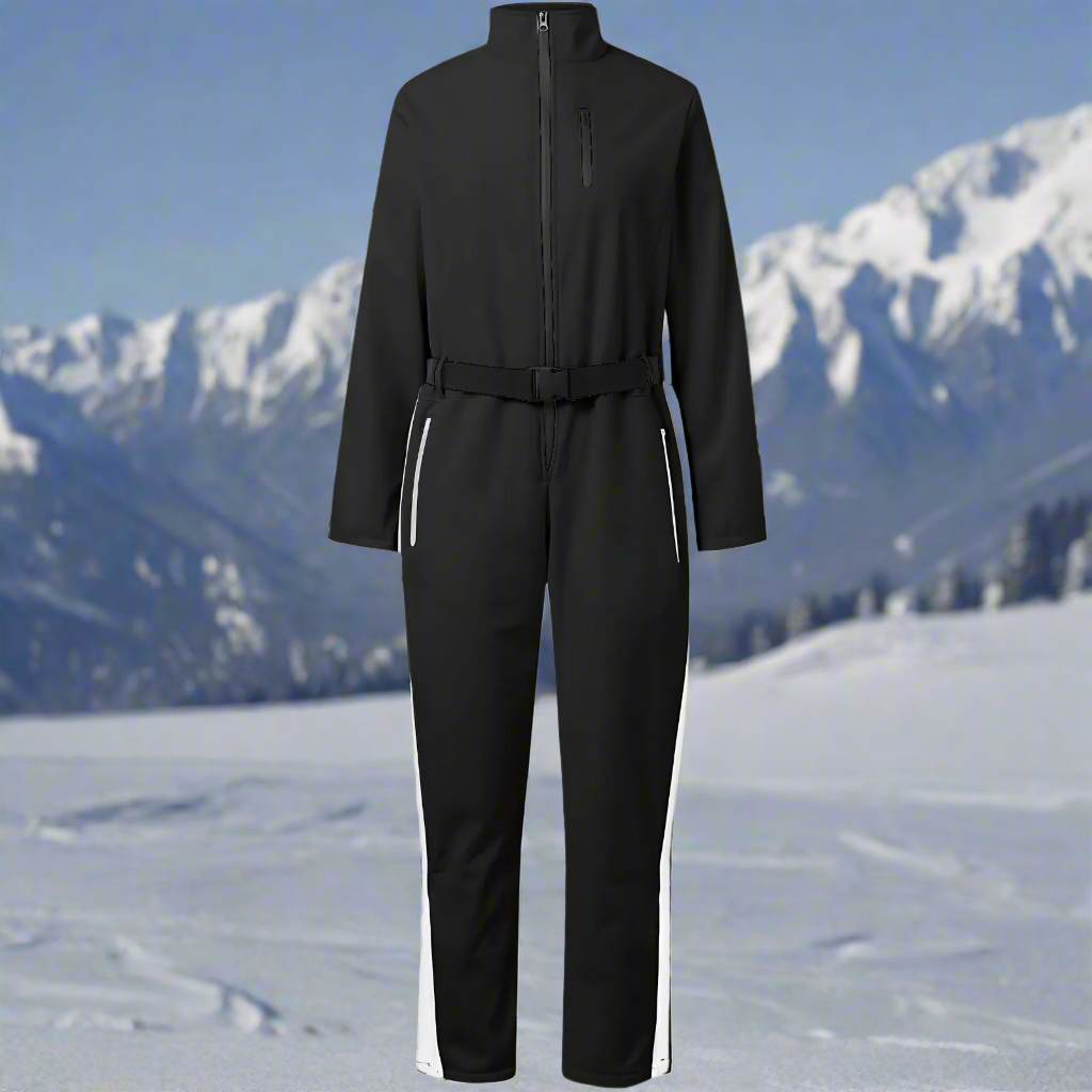 Women's Ski Jumpsuit With Waterproof Fabric For Winter Sports