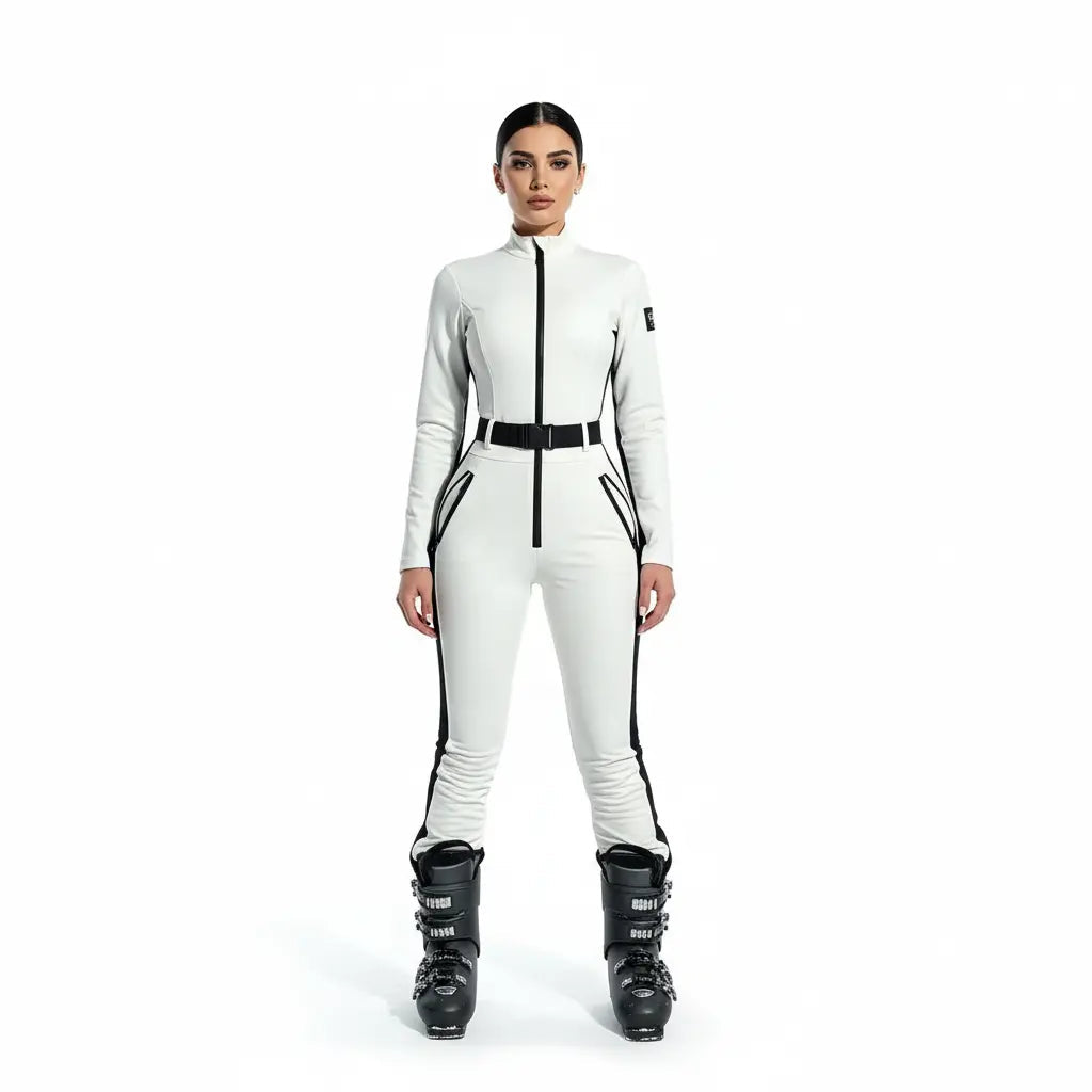 Women's Ski Jumpsuit With Waterproof Fabric For Winter Sports