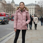Liora – Stylish Women's Winter Coat With Removable Hood For Everyday Comfort