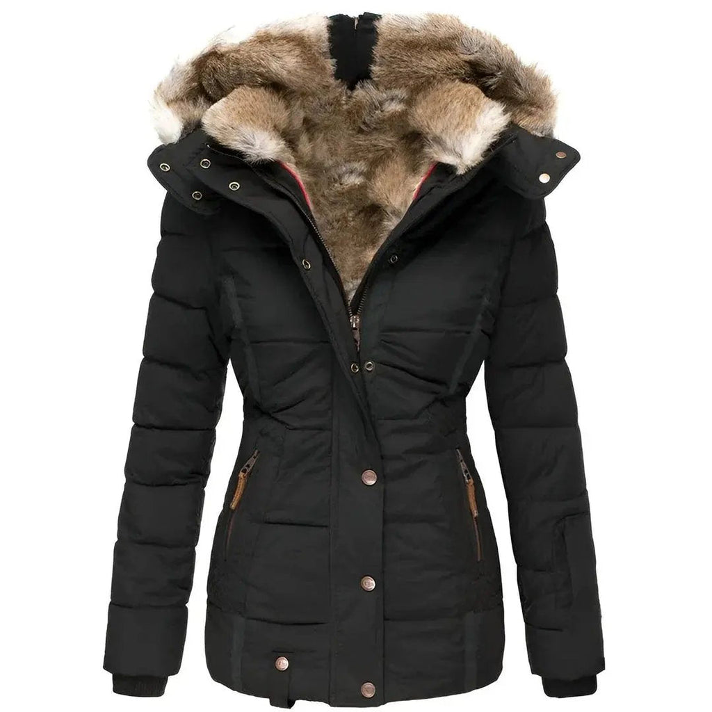 Liora – Stylish Women's Winter Coat With Removable Hood For Everyday Comfort