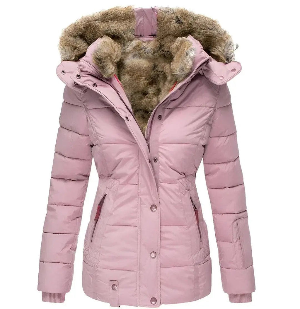 Liora – Stylish Women's Winter Coat With Removable Hood For Everyday Comfort