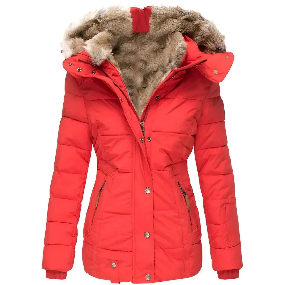 Liora – Stylish Women's Winter Coat With Removable Hood For Everyday Comfort