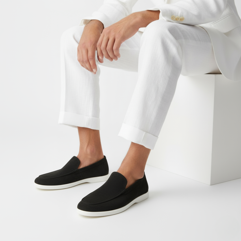 Nlina – Men’s Suede Smart Shoes – Classic Formal & Casual Style