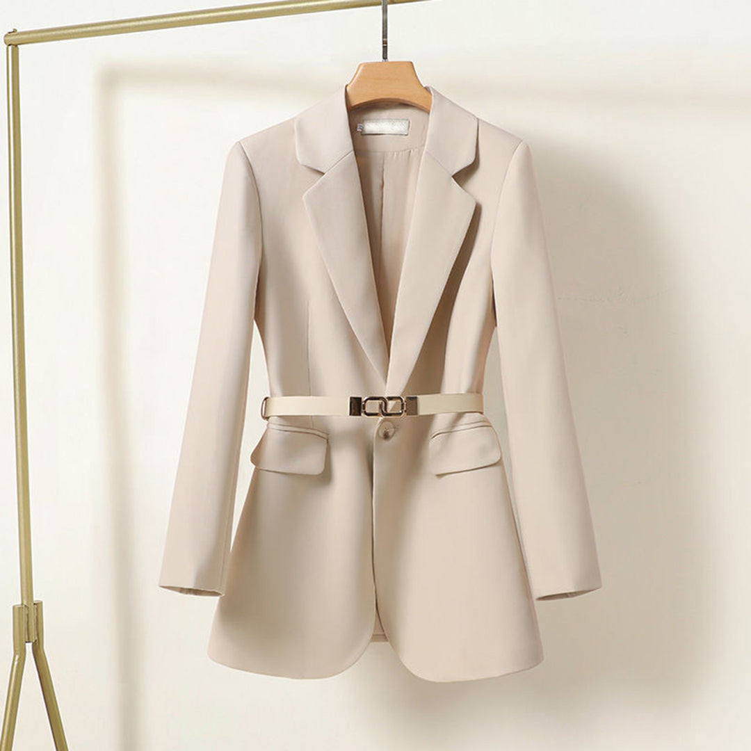 Kaelis Women's Belted Tailored Blazer | Longline Waisted Jacket | Smart Workwear & Occasion Wear