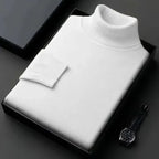 Gauthier Men's Cashmere Blend Turtleneck Sweater | Soft Luxury Roll Neck Jumper for Men