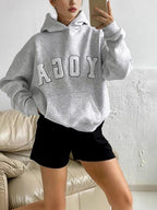 Zen Women's Yoga Hoodie with Trendy Print | Comfortable Cotton Pullover for Women