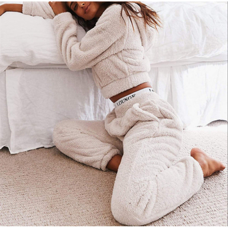 Snuggles Women's Cosy Fleece Hoodie & Jogger Lounge Set | Soft Fleece 2-Piece Hoodie Set for Women | Warm Everyday Loungewear