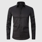Nikolai Men's Stretch Wrinkle-Free Casual Shirt | Non-Iron Performance Shirt for Men | Everyday Smart Casual Comfort