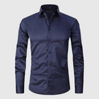Nikolai Men's Stretch Wrinkle-Free Casual Shirt | Non-Iron Performance Shirt for Men | Everyday Smart Casual Comfort