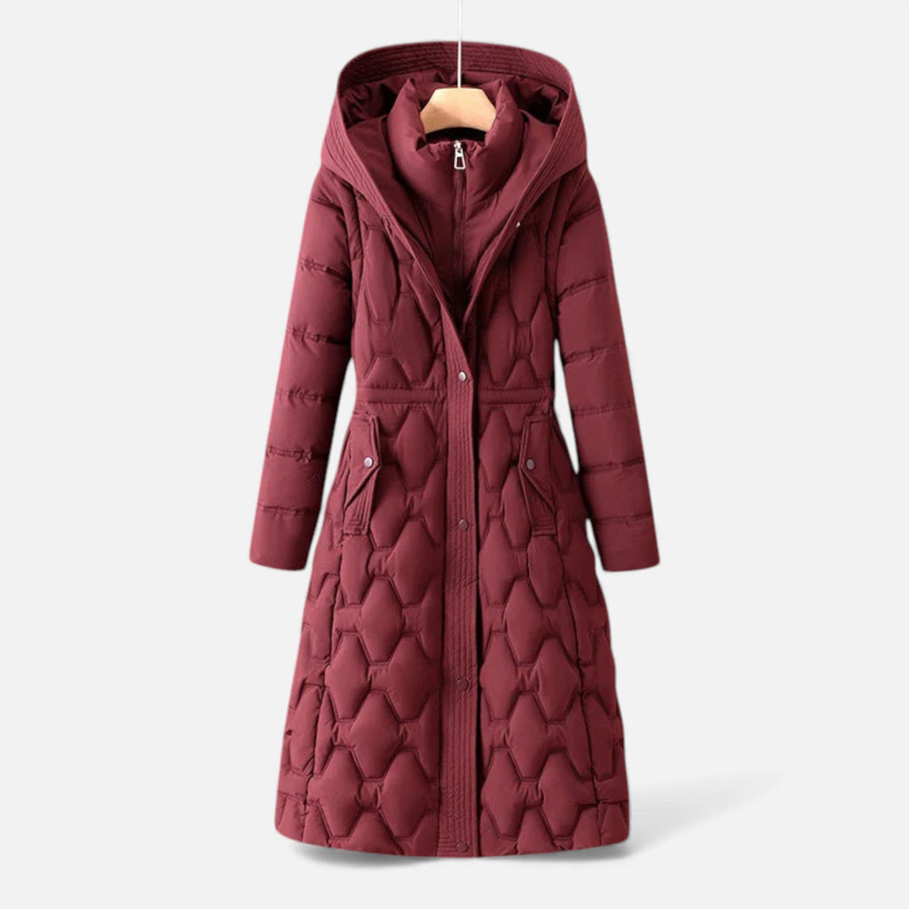 Women’s Quilted Longline Winter Coat