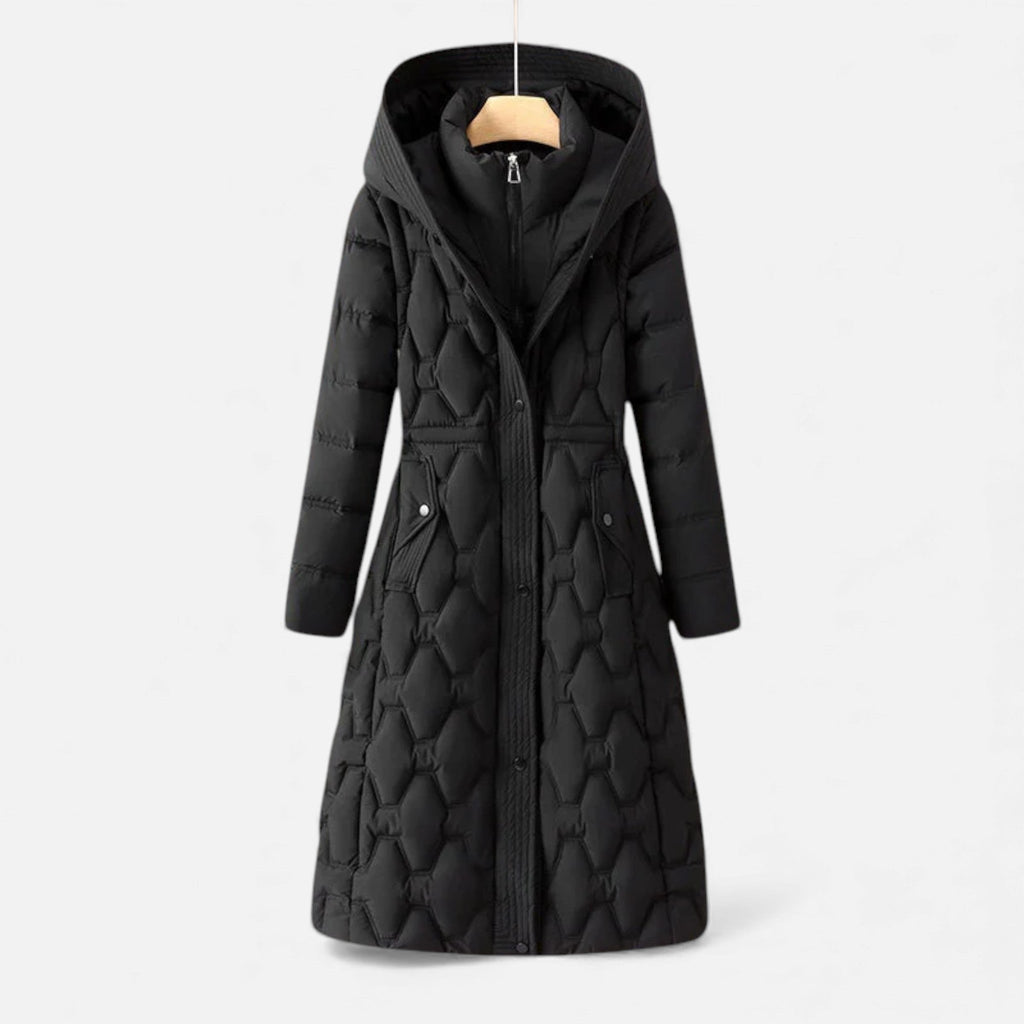 Women’s Quilted Longline Winter Coat