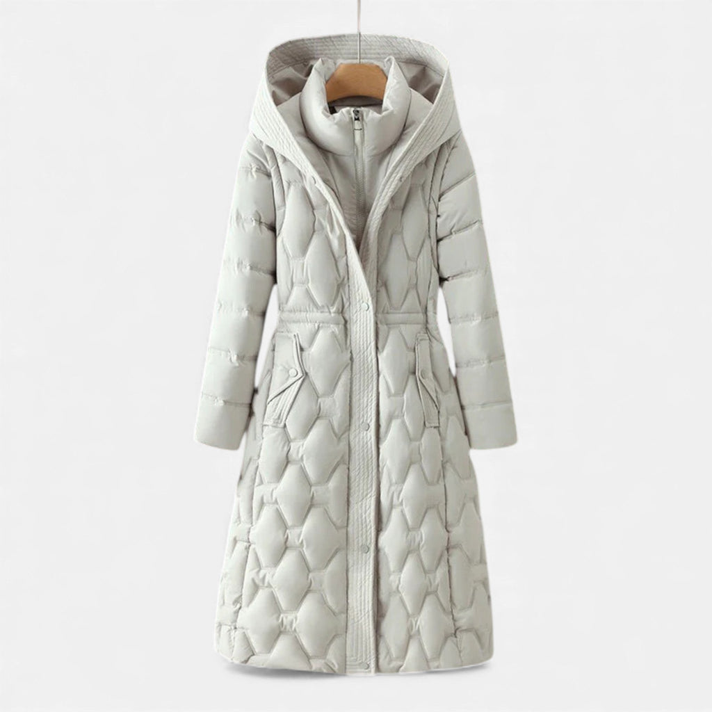 Women’s Quilted Longline Winter Coat