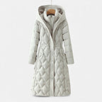 Women’s Quilted Longline Winter Coat