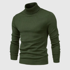 Nico Men's Merino Wool Blend Turtleneck Sweater | Soft Warm Roll Neck Jumper for Men | Smart Casual Everyday Winter Knitwear